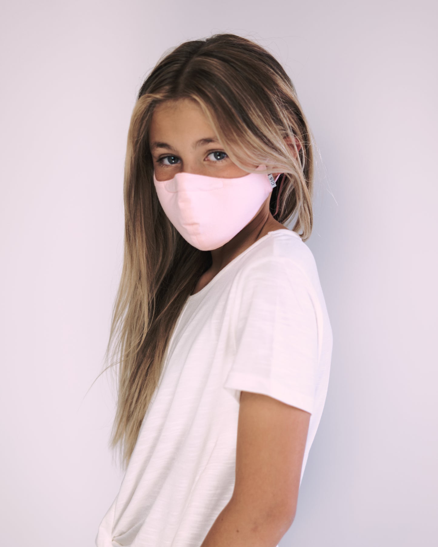 Girl with pink facemask forsale facemasksaustralia facemaskstrap SheikeStik